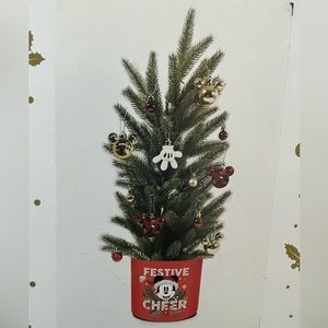 Disney Mickey and Friends Christmas Tree with Ornaments